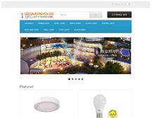 Tablet Screenshot of led-lighting.sg